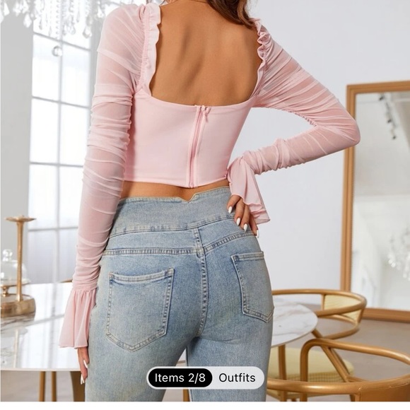 SHEIN Top - pink - Picture 4 of 4